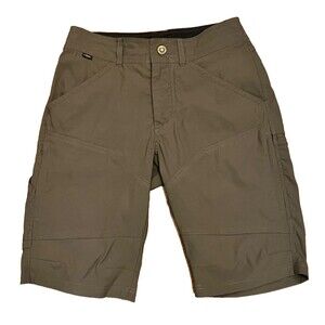 KUHL Olive Green Renegade Shorts Cargo Zipper Pockets Outdoors Hiking Men's 28